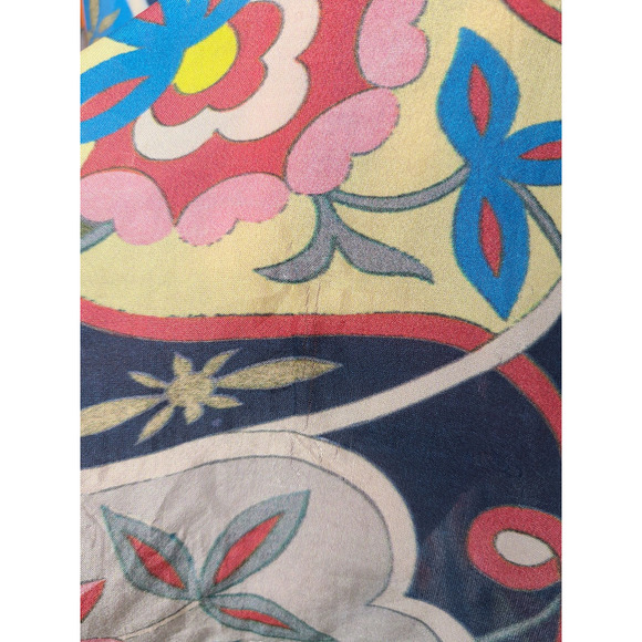 Johnny Was Silk Art Nouveau Boho Blouse Top Size XS - Picture 8 of 8